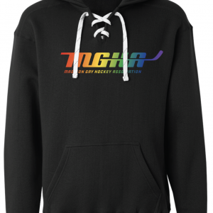 Hoodie (Black w/Rainbow logo)